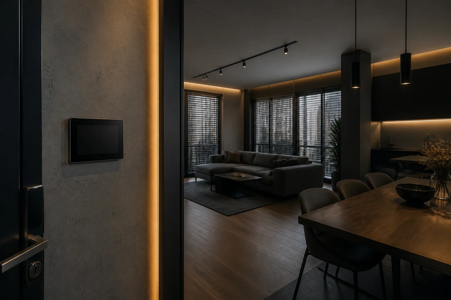 Smart home — ilustracija sistema